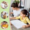 10 x 20pcs Transparent Dried Flower Bookmark, Botanical Specimen Clear Bookmark Beautiful Flower Page Pressed Clips Crafts for Reading Scrapbook DIY (Style D)