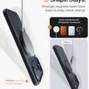 TORRAS Magnetic Slim Fit for iPhone 17 Pro Case 6.3 inch, Ultra-Thin, Compatible with MagSafe, Lightweight Matte Anti-Scratch Hard PC Cover Phone Case for iPhone 17 Pro OriginFit, Black