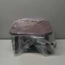 BEE&OAK 13.4 Inch Heavy Duty Wooden Step Stools for Adults - Non Slip, 300 LBS Capacity, Easy Assembly - Ideal Step Stool for High Beds, Kitchen, Bathroom, Office, Garden (Dark-Walnut)