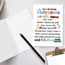 6 x Unique Supportive Card for Friends Colleagues Teachers, Humorous Motivational Cards for Him Her, Positive Encourage Thank You Appreciation Card for Women Men, 5.3 inches x 8 inches, (Mix Postcards)