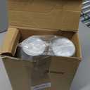 Mini Metal Buckets with Handles Galvanized Buckets 3.15 Inch Mini Container Pails for Metal Tin Plant Holder Pail for Wedding Decoration Party Favor(Silver,28 Pcs)