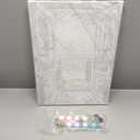 DIY Scenery Paint by Numbers Kit for Adults with Framed Canvas,Landscape Beach Digital Oil Painting Kit for Beginners,Acrylic Paint by Number Kits with Wooden Easel for Holiday Gifts 12X16 Inch