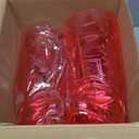 Sieral 6 Pcs Cowboy Boot Shot Glasses, 16 oz Large Plastic Boot Shot Glasses Drink Cups Mug with Handle for Cowboy Cowgirl Western Theme Party Favors(Pink)