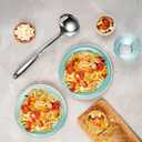 Stainless Steel Ladle, Durable Cooking Utensil, Elegant One-Piece Design Stainless Ladle  Comfortable Handle for Stew, Chili, and Gravy  Easy to Clean Kitchen Tools