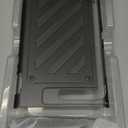 JSAUX Split Protective Case for Nintendo Switch 2, TPU Middle Frame & PC Front Cover, Non-Slip Ergonomic Grip, Storage for 10 Game Cards, Supports Stand Use, Shock Absorption & Anti-Scratch-PC0114 (Black)