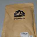 WORKWEYA Men's FR Shirts 6.5oz Lightweight Long Sleeve Flame Resistant T-Shirt NFPA 2112/CAT2 (X-Large, Pale Grey)
