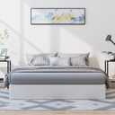 YORMDMO Queen Size Box Spring, 9 Inch Height-Profile Box Springs with Washable Cover, Heavy Duty Metal Mattress Foundations Easy Assembly Noise-Free
