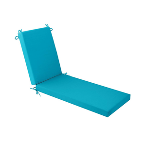 YEFU Chaise Lounge Cushions Outdoor: 72 x 21 x 3 Inch Waterproof Fade-Resistant Lounge Chair Cushion for Outdoor Furniture - Pool Lounger Pads Replacement with Ties for Patio Chaise Chairs(Blue)
