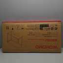 WOHOMO Folding Desk for Small Spaces, 31.5 Inch Foldable Computer Desks, Small Desk for Home Office, Study, Bedroom, Space Saving Writing Work Computer Table, Easy to Fold, Rustic Walnut (Brown)