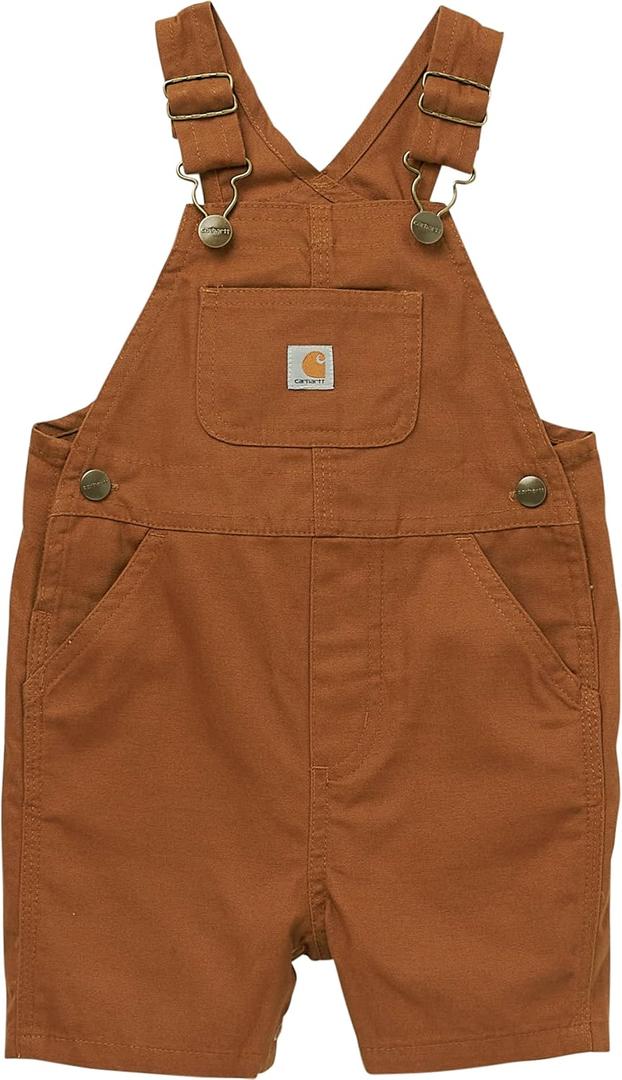 Carhartt Baby Girls' Loose Fit Canvas Shortall (18 Months)