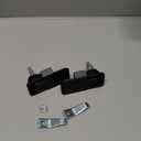 2Pcs Compression Latch Flush Sealed Lever Latch Trigger Lift and Turn Adjustable Grip Black