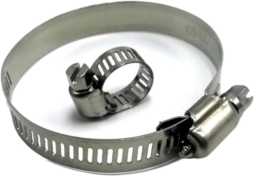Hose clamp 316 Stainless Steel Hose Clamps Adjustable Hoop, SUS316 Tube Hardware,C009(232-254mm -8pcs)