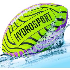HydroSport Water Football for Pool, Beach, Lake - Waterproof Pool Toys for Kids Ages 8-12 - Teen Boys Gift - Swimming Balls Sports - Family, Teens Boys & Adults Fun - Outdoor Accessories, Green