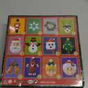 Christmas Ornaments Building Blocks Set Gift for Kids, Xmas Party Favors Bricks 12 Pcs Toys, Suitable for Home Decorations Goodie Bags Fillers Classroom Prizes for Boys or Girls 6-12