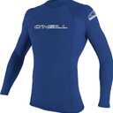 O'Neill Men's Basic Skins UPF 50+ Long Sleeve Rash Guard (Medium, Pacific)