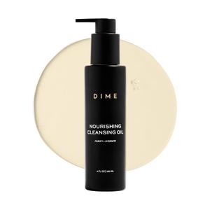 DIME Beauty Nourishing Cleansing Oil, 4 FL OZ (120 ml) - Cleanser & Makeup Remover, Formulated with Meadowfoam & Jojoba Oil for Skin