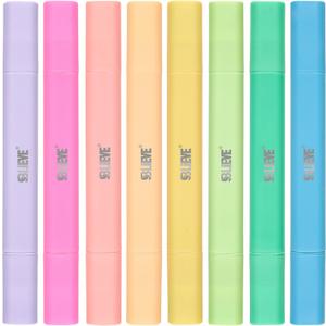 BLIEVE- Aesthetic Bible Highlighters No Bleed Through Assorted Colors, Cute Highlighter Dual Tip For Journaling Supplies And School Accessories, Bible Highlighters And Pens No Bleed (VIBRANT)