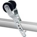 Marine Keel Roller, Adjustable Roller Bracket Assembles, 4 Rubber Keel Roller for Boat Trailer