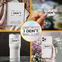 3Pcs Sorry I'm Late I Didn't Want to Come Funny Quotes Vinyl Stickers Durable for Laptops Water Bottles Phones Tumblers Notebooks Cars Mugs Size 3 x 1.5 Inch
