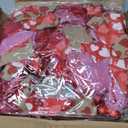 Waipfaru 6 FT Valentines Day Garland with Lights, Valentines Day Decorations, Lighted Valentine's Day Garland for Mantle Pink and Red Artificial Garlands Fireplace Home Table Centerpiece Indoor Decor