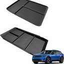 BestEvMod 2PCS Center Console Organizers Compatible with Honda Prologue 2026 2025 2024 Accessories Storage Tray Easy to Install and Clean Anti-Slip Front + Lower Console Tray