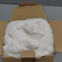 Bedsure Gentlesoft Sherpa Fleece Throw Blanket for Couch - Fluffy & Cozy Cable Jacquard Tufted Throw for Women Gift, Thick and Warm Christmas Blanket for Winter, Cream, 50x60 Inches