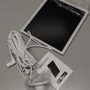 Solar Panel for Ring Camera, 6W Solar Charger with USB-C & Barrel Plug for Ring Stick Up Cam Plus/Pro & Spotlight Cam Battery Series, Waterproof, 16ft Cable, White