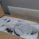 ZMISHIBO 60 Inch Smart Ceiling Fans with RGB Lights, Low Profile Flush Mount Ceiling Fan with Alexa/App/Remote Control, Dimmable 20W LED Light, Black Modern Fan for Living Room, Bedroom, Game Room