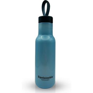 20 Oz Plastic Water Bottle - Eco-Friendly Reusable Bottle - Water Bottles BPA Free, Lightweight & Durable Leakproof Lid - Sustainable Bottle Sports & JYM Use (Blue) 2Pcs