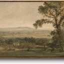 InSimSea Extra Large Framed Vintage Wall Art, Rustic Landscape, 20x40inch