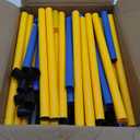 Dog Jumps Agility Equipment with Adjustable Height Jump Bars Adjustable Dog Agility Jumps with Carry Bag Exercise Dog Jumping Hurdles for Outdoor Indoor Dog Agility Course Game (4 Pack)