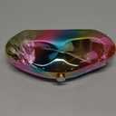 Acrylic Clutch Purse for Women Evening Bag, Irregular Shell Acrylic Purse Box Clutch with Chain for Party Wedding Prom
