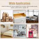 Staple Puller, Upholstery Staple Remover Tool Chrome Vanadium Steel Staple Lifter Staple Puller Pliers Nail Puller Suitable for Furniture Flooring Wooden Boxes (Black & Red)