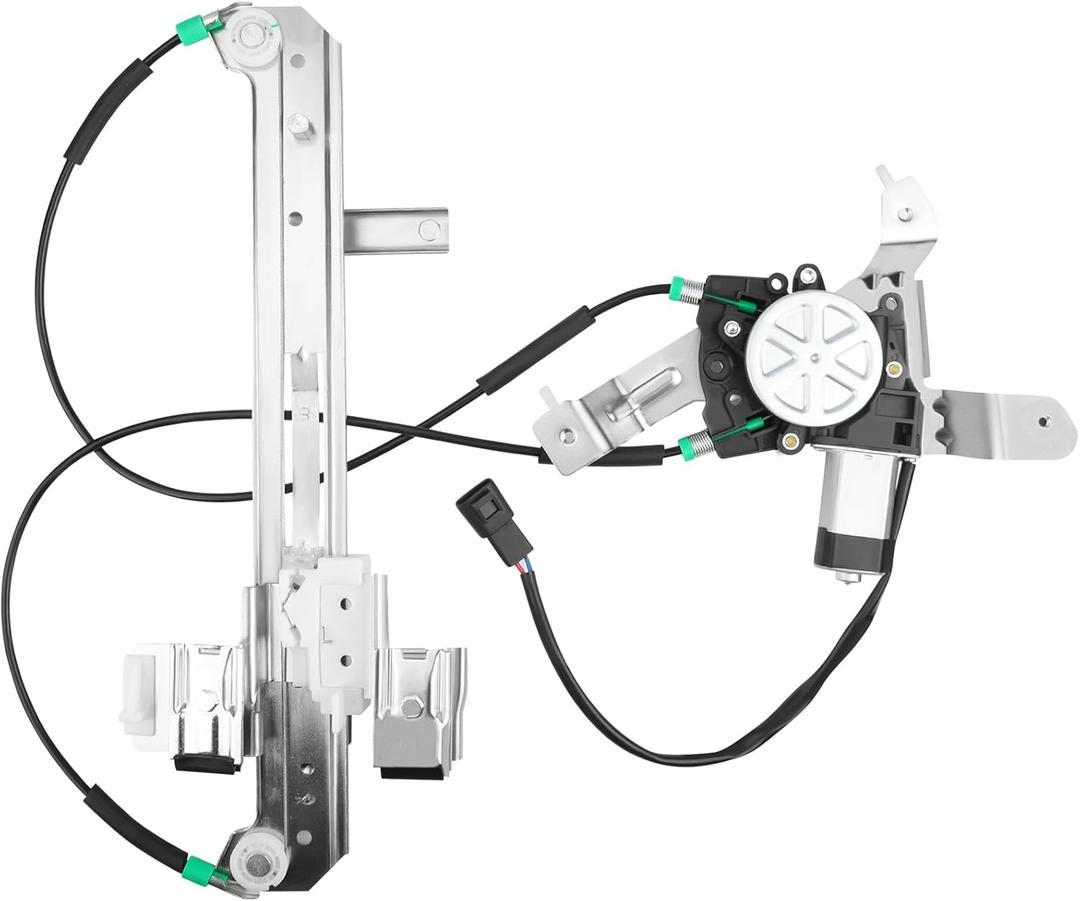 Npaut Rear Driver Side Power Window Regulator with Motor Assembly Replacement for 2000 2001 2002 2003 2004 2005 2006 Chevy Tahoe, GMC Yukon, Cadillac Escalade Base, Left, 748-228