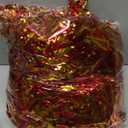 24 Pcs Pom Poms Cheerleading Cheerleader Spirited Cheer Baton Handle Metallic Foil for Sports Team Party Dance Cheering (Red and Gold)