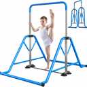 Expandable Gymnastics Bars 45''-61'' Dual Base Side Bars for Kids
