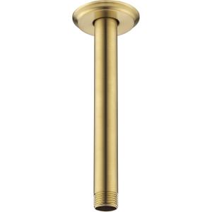8 Inch Shower Arm and Flange Champagne Bronze, Ceiling Mounted Shower Arm for Rain Shower Head