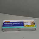 Frost King HD11 Baseboard Air Deflector, Heavy Duty, Clear Plastic with Magnetic hold, Fits baseboards up 25' wide, Adjustable 15" to 25"