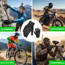 WESTWOOD FOX Motorcycle Gloves for Men and Women Power Sports Racing Gloves Full Finger Touchscreen Car Driving Glove Motorbike BMX ATV MTB Riding Mountain Protection Glove