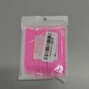 G2PLUS Micro Swabs - 100pcs Cotton Swabs for Makeup, Pink Disposable Applicators Brush for Nails, Eyeliner and Lash Tech Supplies