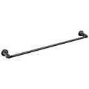 Delta Saylor (1-Pack) 24'' Towel Rack for Bathroom Matte Black Towel Bar for Bathroom Wall Towel Holder Rod Wall Mounted 73524-BL