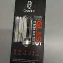 Gravit:e Screen Protector for iPhone, 9H Tempered Glass, Smart Installation Tool, Automatic Fine Dust Removal and Camera Protector 2 Pack (iPhone 15ProMax)