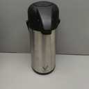 Coffee Carafe for Keeping Hot - 102oz/3L Airpot Coffee Dispenser with Pump - Insulated Stainless Steel Hot Beverage Dispenser for Parties - Thermal Carafe for Hot Drinks Water Tea Chocolate