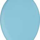 Toilet Seat, Slow Close, Soft Touch, Ultra-Smooth Matte Finish (No Orange-Peel Texture), Premium Moulded Wood, Quick Release, PIKLiDS (Sky Blue, Elongated)