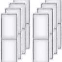 Pangda Carbon Filter Foam Pad Compatible with U3 Filters Range of Internal Underwater Sponge Aquarium Underwater Filter Accessories for Internal Replacement Aquarium Fish Tank(8 Pcs)