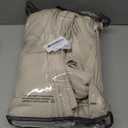 Linen Curtains 108 Inches long Pinch Pleated for Living Room 2 Panels Set Beige Tan Oatmeal Pleat Drapes Back Tab Semi Sheer Neutral Boho Ceiling to Floor 108 Inch Curtains for Bedroom Window 9 FT