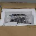 23.75" Retro Farmhouse Black Table Lamp for Living Room Bedroom Nightstand Set of 2 Touch Control Bedside Nightlight Vintage Modern Lamp with USB C+A Ports and 2 Light Sources