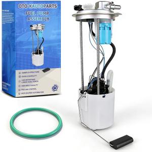 OTO-K Electric Fuel Pump Module Assembly w/Sending Unit Compatible with Chevrolet Chevy Silverado 1500,GMC Sierra 1500 2010-2013 4.8L 5.3L 6.2L V8 Flex, Replaces E4005M 19256389