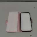 for iPhone 14 Pro Case Wallet with RFID Blocking Card Holder, PU Leather Kickstand Protective Flip Phone Cover Fit for iPhone 14 Pro 6.1", Rose Gold