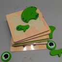 Bekayshad Wooden Puzzles Toddler Toys Gifts for 1 2 3 Year Old Boys Girls, Animal Jigsaw Puzzles Montessori Toys, Learning Educational Christmas Birthday Gifts for Girls Boys Ages 1-3 (6pcs)